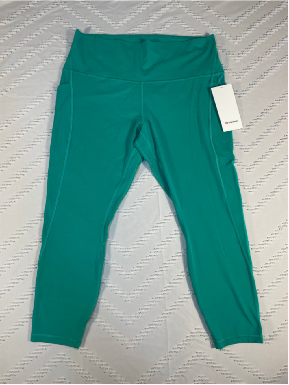 Women's Lululemon Align 25” High-Rise Pocket Leggings Green Size 16